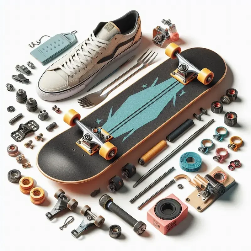skateboard with all 1